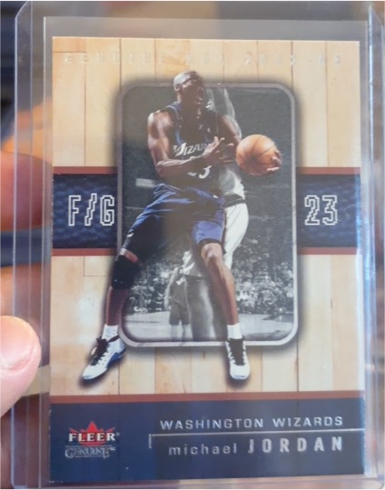 2002-03 Fleer Genuine #23 Michael Jordan — front