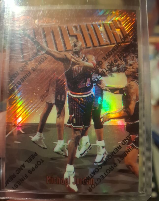 1997-98 Topps Finest #39 Michael Jordan Finishers — front