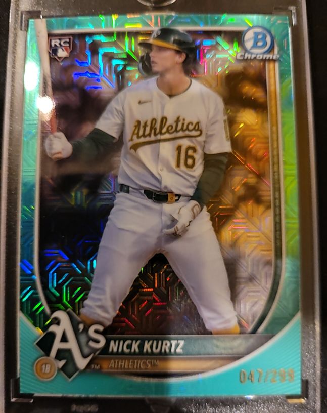 2025 Bowman Chrome #93 Nick Kurtz — front