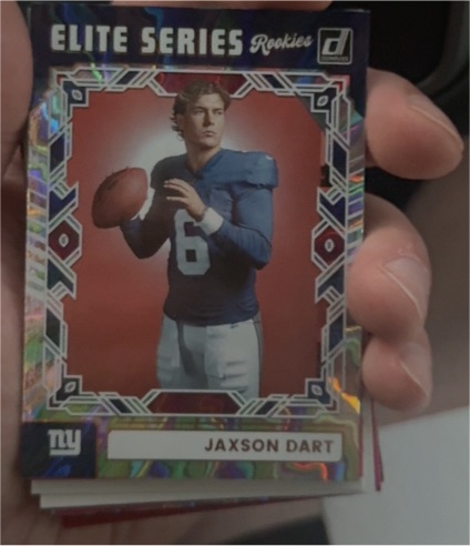 2025 Panini Donruss Elite Series Rookies #ESR-JDT Jaxson Dart — front