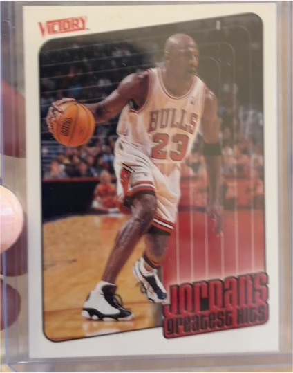1999-2000 Upper Deck Victory #400 Michael Jordan Greatest Hits — front