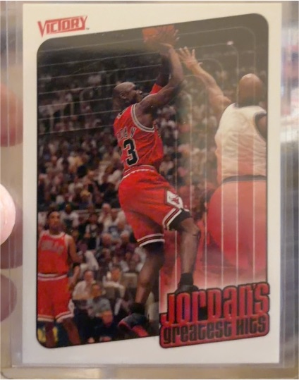1999 Upper Deck Victory #425 Michael Jordan Jordan's Greatest Hits — front