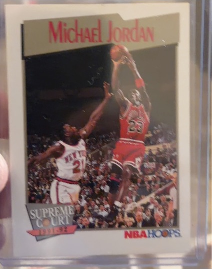 1991-92 NBA Hoops #455 Michael Jordan — front