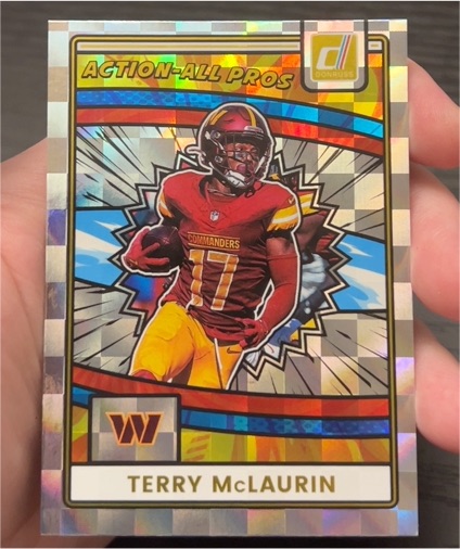 2025 Panini Donruss Action-All Pros #AAP-TMC Terry McLaurin — front