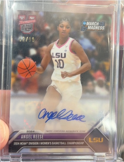 2023 Bowman Now University March Madness #11B Angel Reese — front