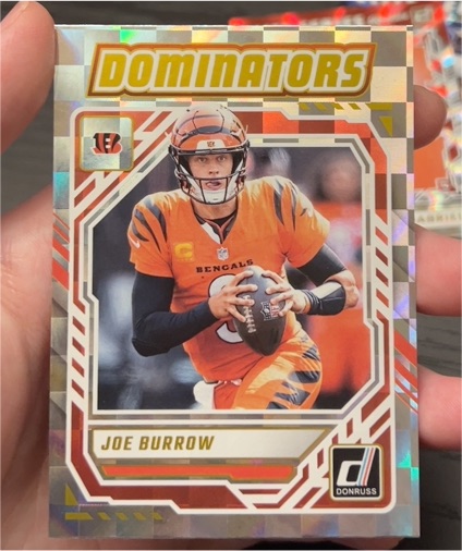 2025 Donruss Dominators #DOM-JBW Joe Burrow — front