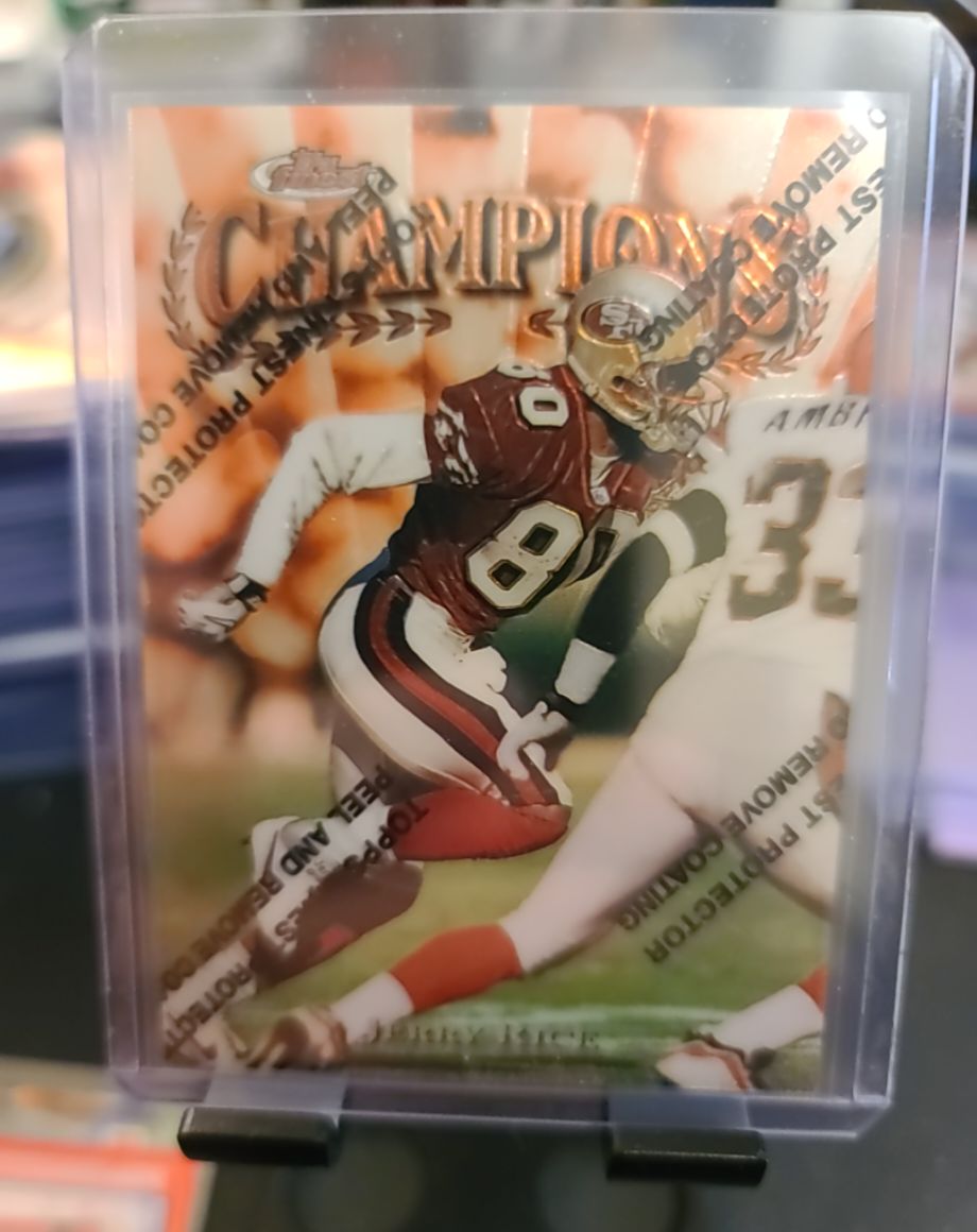1997 Topps Finest Champions #220 Jerry Rice — front