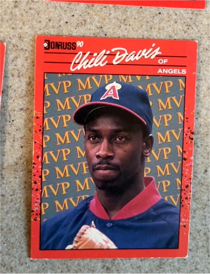 1990 Donruss #BC-20 Chili Davis — front