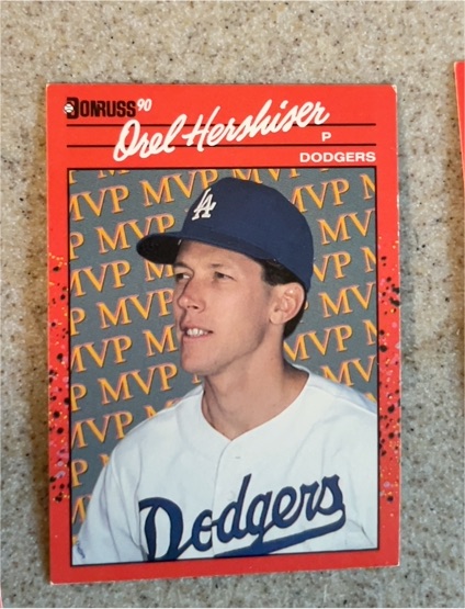 1990 Donruss MVP #BC-5 Orel Hershiser — front