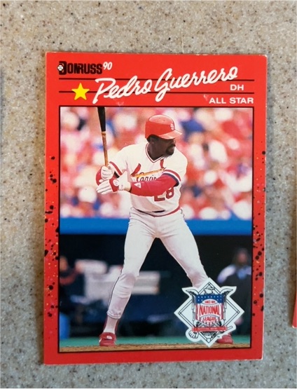 1990 Donruss #674 Pedro Guerrero — front