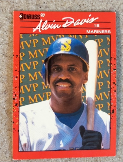 1990 Donruss #BC-9 Alvin Davis — front
