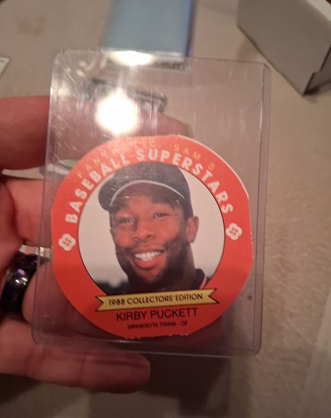 1988 Fantastic Sam's Baseball Superstars Kirby Puckett — front