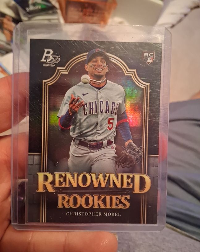 2023 Bowman Platinum Renowned Rookies #RR-16 Christopher Morel — front