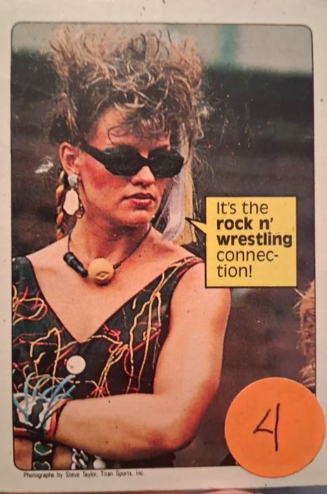 1985 Topps WWF #64 Wendi Richter — front