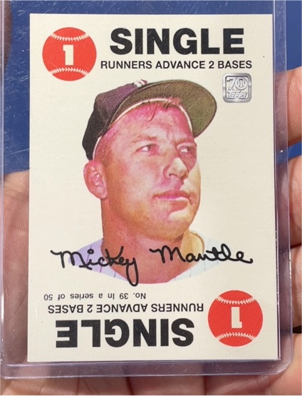 2021 Topps X #1 Mickey Mantle — front