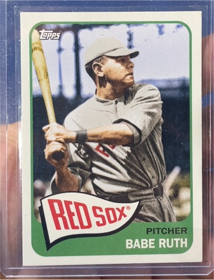 2023 Topps Archives #112 Babe Ruth Boston Red Sox — front