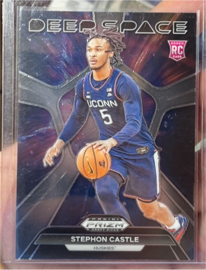 2024 Panini Prizm Draft Picks #15 Stephon Castle Deep Space — front