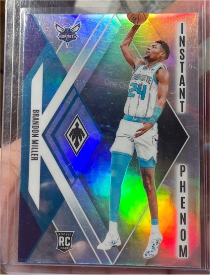 2023-24 Panini Phoenix #24 Brandon Miller Instant Phenom — front