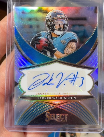 2024 Panini Select #SSP-PWN Parker Washington — front
