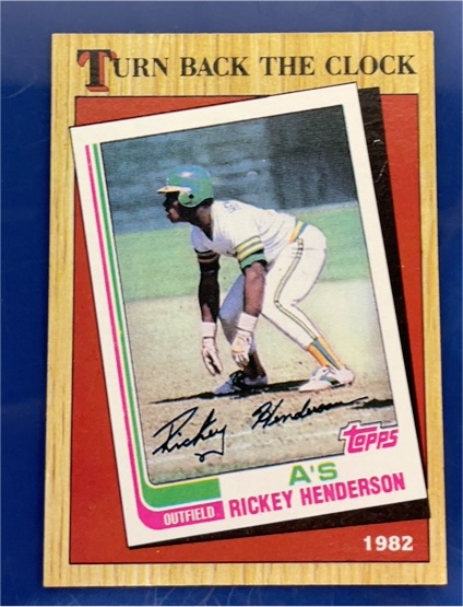 1987 Topps #311 Rickey Henderson — front