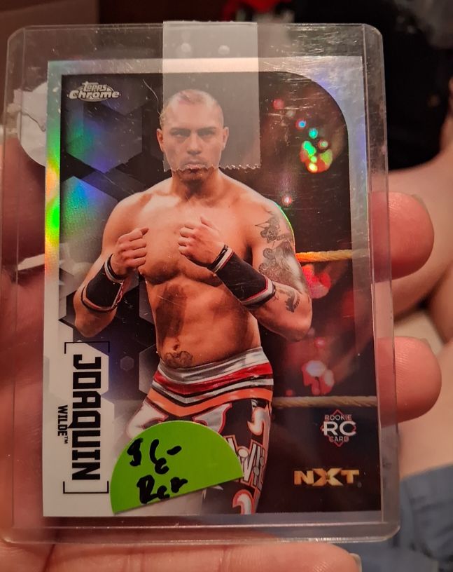 2020 Topps Chrome WWE #82 Joaquin Wilde Rookie Card — front