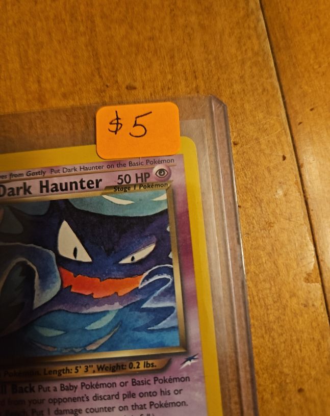 1999 Pokémon #29 Dark Haunter — front