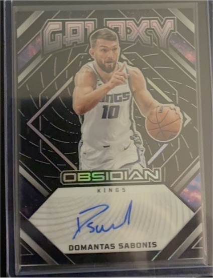 2022-23 Panini Obsidian Galaxy #GI-DS Domantas Sabonis — front