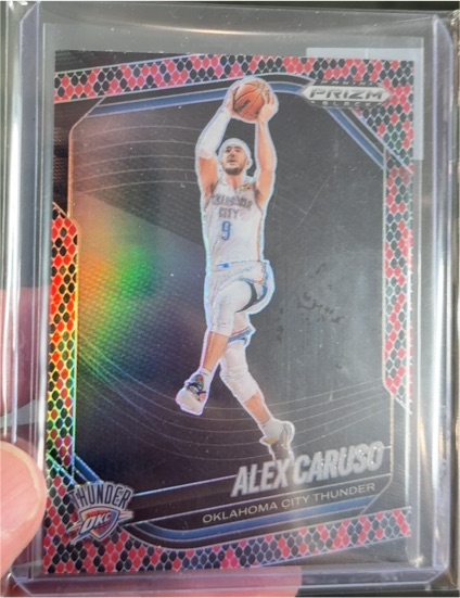 2024-25 Panini Prizm Black #179 Alex Caruso — front