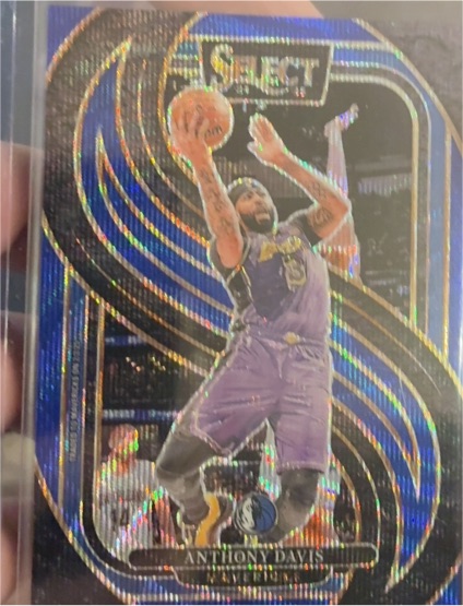 2024-25 Panini Select Premier Level Mojo Red Prizm #149 Anthony Davis — front