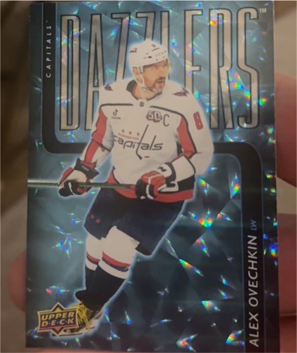 2025-26 Upper Deck Series 1 Dazzlers Blue #DZ-23 Alex Ovechkin — front