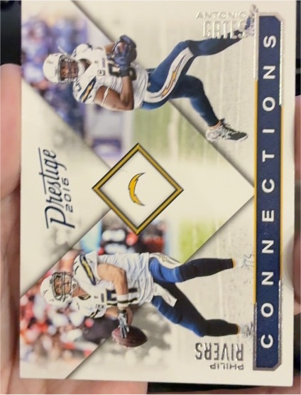 2016 Panini Prestige Connections Philip Rivers / Antonio Gates — front