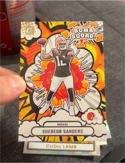 2025 Panini Donruss Bomb Squad #BS-SSS Shedeur Sanders — front