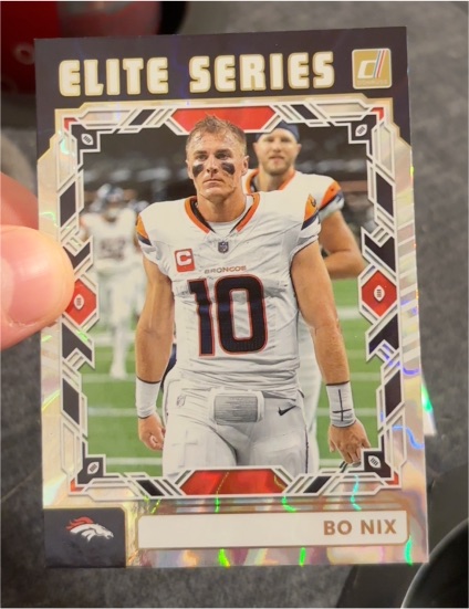 2025 Donruss The Elite Series #TES-BNI Bo Nix — front