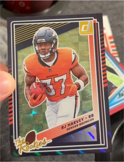 2025 Donruss The Rookies #32 RJ Harvey — front
