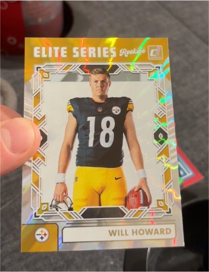 2025 Donruss Elite Series Rookies #ESR-WHD Will Howard — front