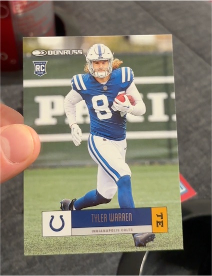 2025 Donruss Football #RO5-TYW Tyler Warren — front