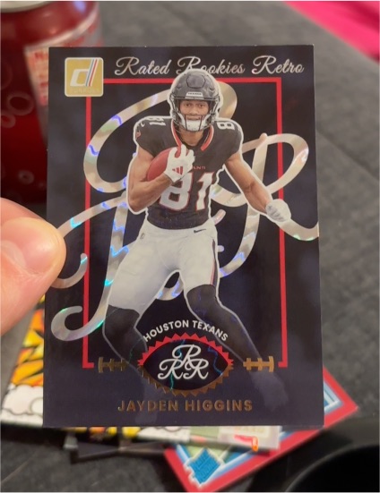 2025 Donruss Rated Rookie Retro #8 Jayden Higgins — front