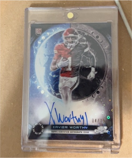 2024 Topps Cosmic Chrome Equinox #XW Xavier Worthy — front