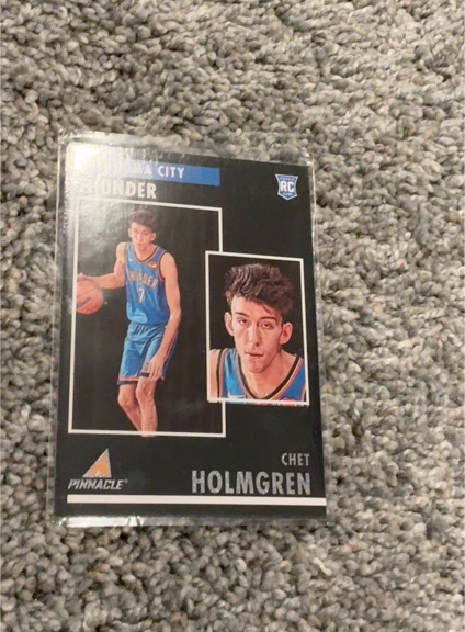 2022-23 Panini Chronicles Pinnacle #97 Chet Holmgren — front
