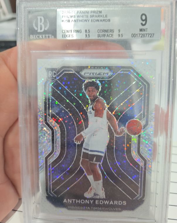 2020 Panini Prizm #258 Anthony Edwards — front