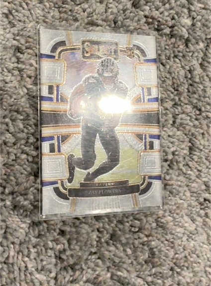 2023 Panini Select - Concourse #8 Zay Flowers (RC) — front