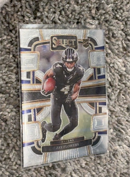 2023 Panini Select Concourse #8 Zay Flowers — front