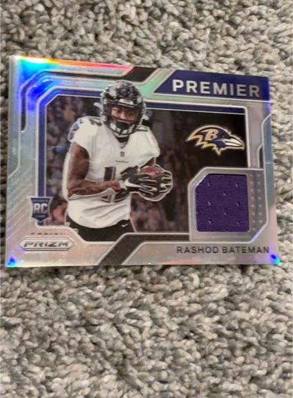 2021 Panini Prizm Premier #PJ-10 Rashod Bateman — front