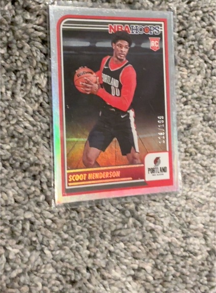 2023-24 Panini NBA Hoops #232 Scoot Henderson — front