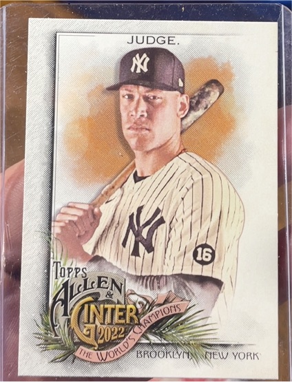 2022 Topps Allen & Ginter #11 Aaron Judge — front