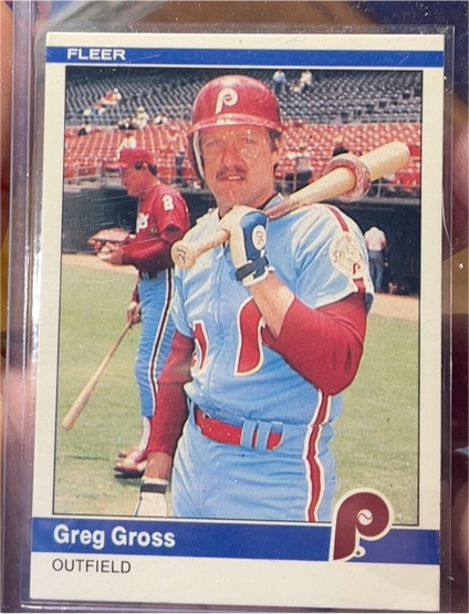 1984 Fleer #31 Greg Gross — front
