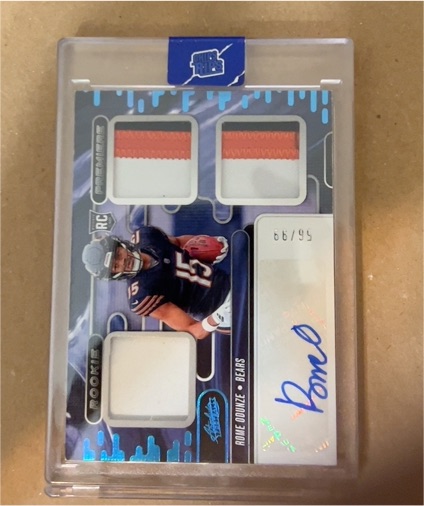 2024 Panini Absolute Rookie Premiere Materials #RPM-RO Rome Odunze — front