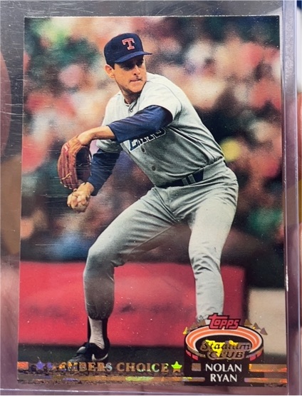 1992 Topps Stadium Club #605 Nolan Ryan — front