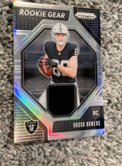 2024 Panini Prizm Rookie Gear #RG-BBS Brock Bowers — front