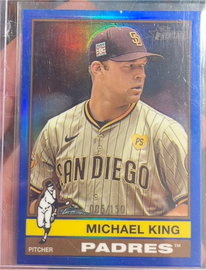 2025 Topps Heritage #105 Michael King — front